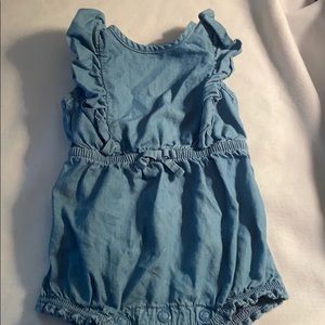 Gently Worn Janie & Jack Denim Romper